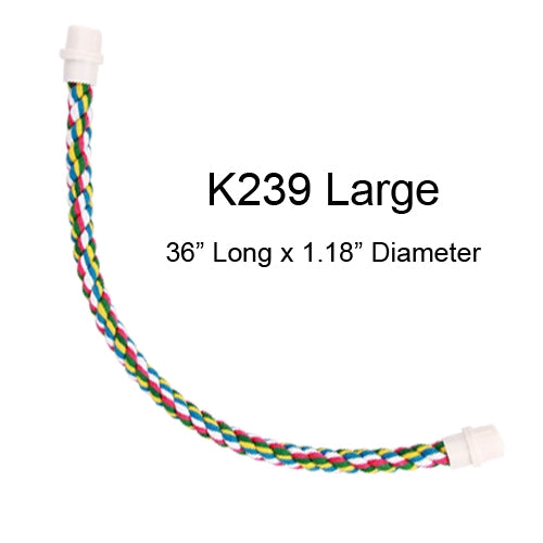 K239 Large Rainbow Rope Perch