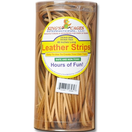 K583 - 25 Leather Strips 1/4"
