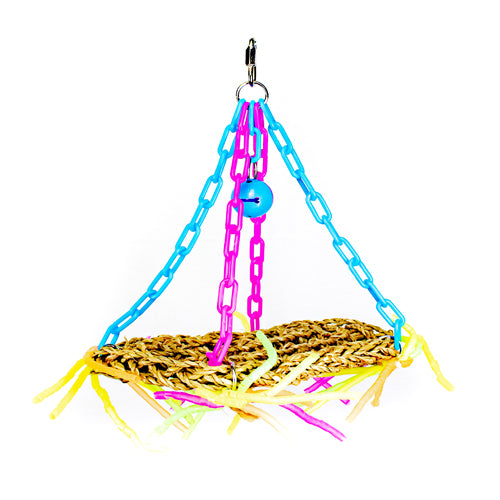 S009 Flying Trapeze with Spiral Cut Straws with Rattle Ball