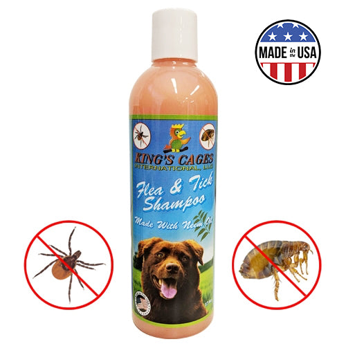 Flea & Tick Dog Shampoo with Neem Oil! KING-410